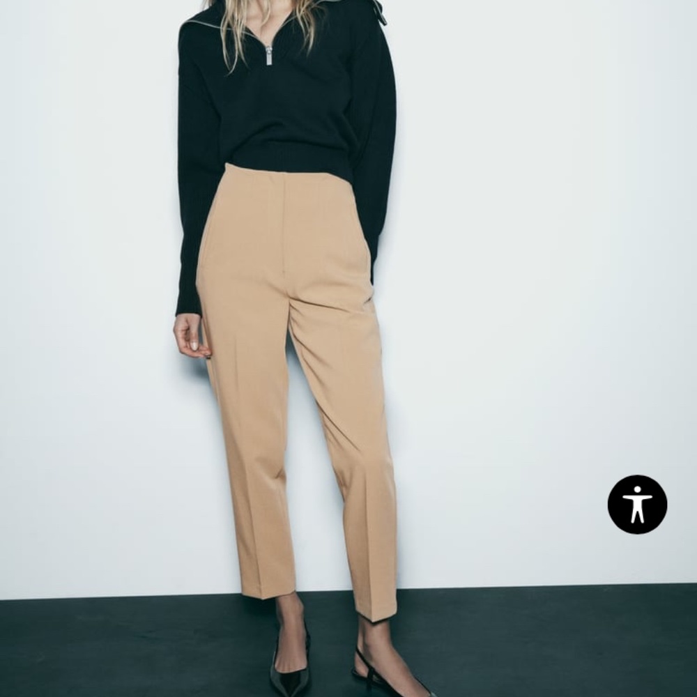 ZARA pants with high waist
